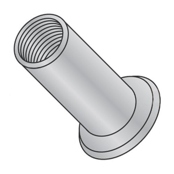 Rivet Nut, M8-1.25 Thread Size, 160.27mm Flange Dia., 21.62mm L, Aluminum, 1000 PK, Newport Fasteners, Mfr#: 160258